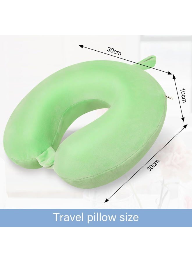 Gosider Neck Pillows for Travel Comfortable Travel Neck Pillow U Shape Memory Foam Support Neck and Head Portable Neck Travel Pillow Suitable for Airplane Trains Car Travelings - Image 3