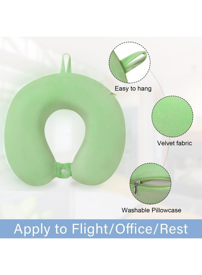 Gosider Neck Pillows for Travel Comfortable Travel Neck Pillow U Shape Memory Foam Support Neck and Head Portable Neck Travel Pillow Suitable for Airplane Trains Car Travelings - Image 2