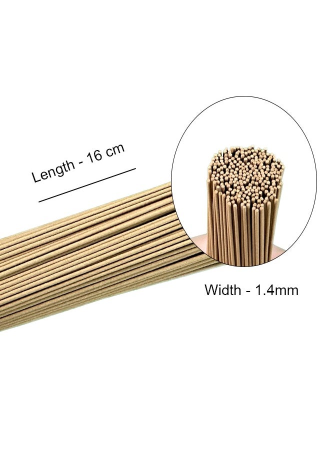 Bakhory Pure Agarwood Incense Sticks, 1.4mm Thick 271 Sticks, Cambodian Made Incense Stick For Home and Office, Yoga Studio, Meditation, 60g  - Image 3