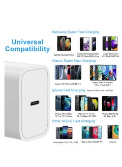 ELTRAZONE USB C Super Fast Charger, 25W PD Wall Charger Fast Charging for Samsung Galaxy S21/S21+/S21 Ultra/S20/S20+/S20 Ultra/Note 20/Note 20 Ultra/Note 10/Note10+, 3.3ft USB-C to USB-C Fast Charging Cable  - Image 2