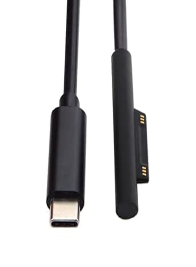 CY Cable USB 3.1 Type C USB-C DC 12-15V Compatible with Surface Pro3 Pro4 Pro5 Pro6 Pro7 Pro8 Pro9 Pro X Book Charge Cable