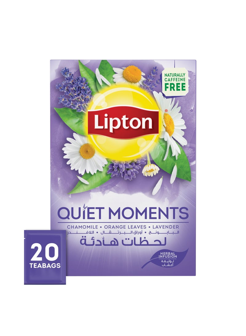 Lipton Herbal Infusions Quiet Moments Tea - Image 1