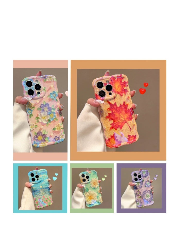 Beauenty The new twisted edge magnetic flower is suitable for iPhone16 series mobile phone case. - Image 1