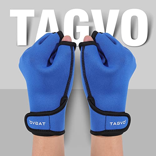 TAGVO Aquatic Gloves for Helping Upper Body Resistance, Webbed Swim Gloves Well Stitching, No Fading, Sizes for Men Women Adult Children Aquatic Fitness Water Resistance Training - Image 2