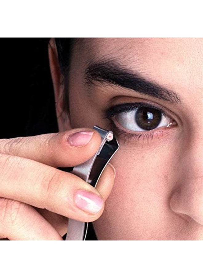 Prima shogyo - Preo Prima Shogyo Japanese Partial Eyelash Curler, Inner Corner/Outer Corner Precision Lash Curl Up Tool, Made in Japan (Included 2 Replacement Rubber) | C-180 - Image 1