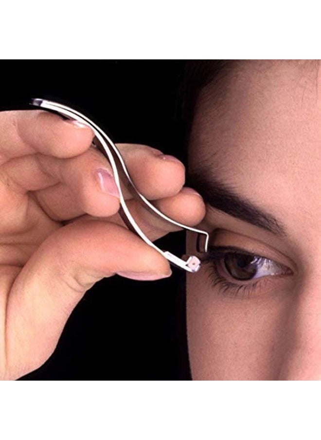 Prima shogyo - Preo Prima Shogyo Japanese Partial Eyelash Curler, Inner Corner/Outer Corner Precision Lash Curl Up Tool, Made in Japan (Included 2 Replacement Rubber) | C-180 - Image 1