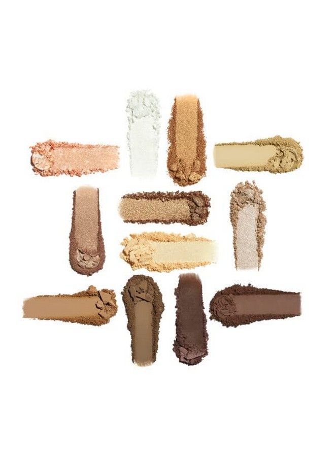 Juvia's Place لوحة ظلال العيون Orange Browns Tans White مكياج العيون الاحترافي لوحة ظلال العيون المصبوغة لوحة مكياج لتلوين العيون واللمعان مستحضرات تجميل ظلال العيون المضغوطة ظلال العيون من 12 لونًا - Image 5