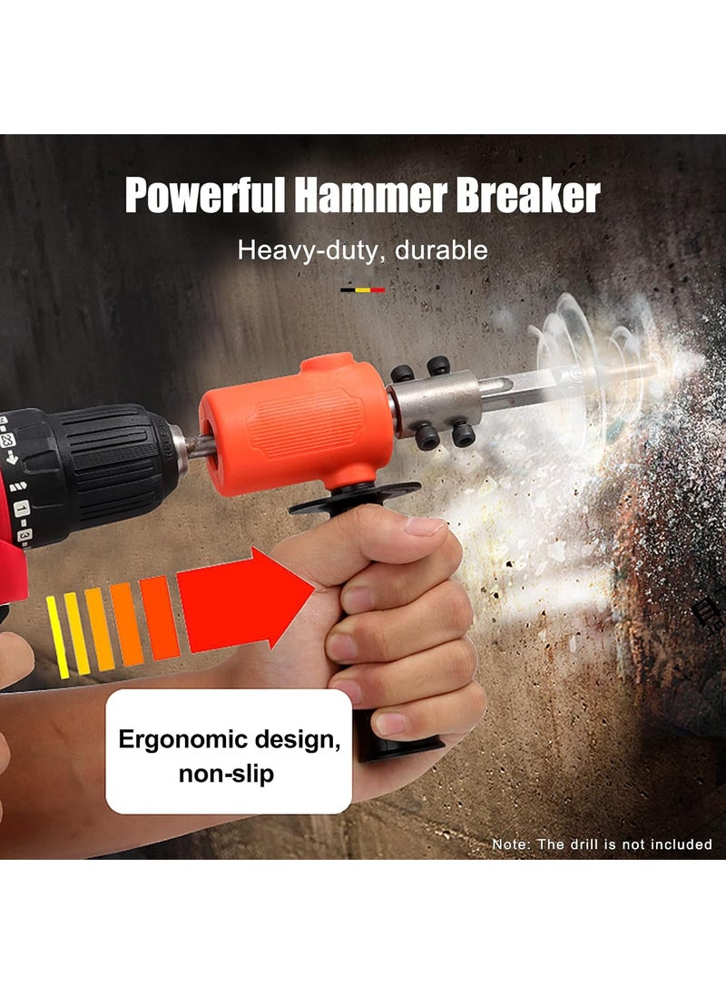 Hetkrishi Hetkrishi Handheld Electric Drill Conversion Tool Drill Converter to Electric Hammer Modified Drills Attachment for Concrete Breaker  - Image 2