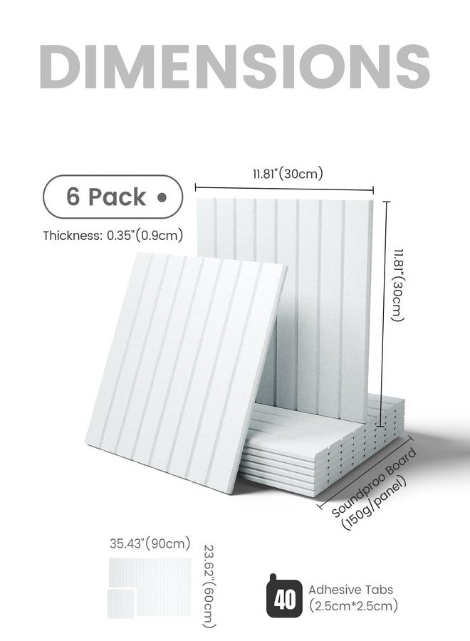 Fluxynara Large Felt Bulletin Board 36"x24" Cork Board Alternative - 6 Pack with 40 Safe Removable Adhesive Tabs, Cork Boards for Walls for Home Office Classroom Pin Board-Cold White - Image 2