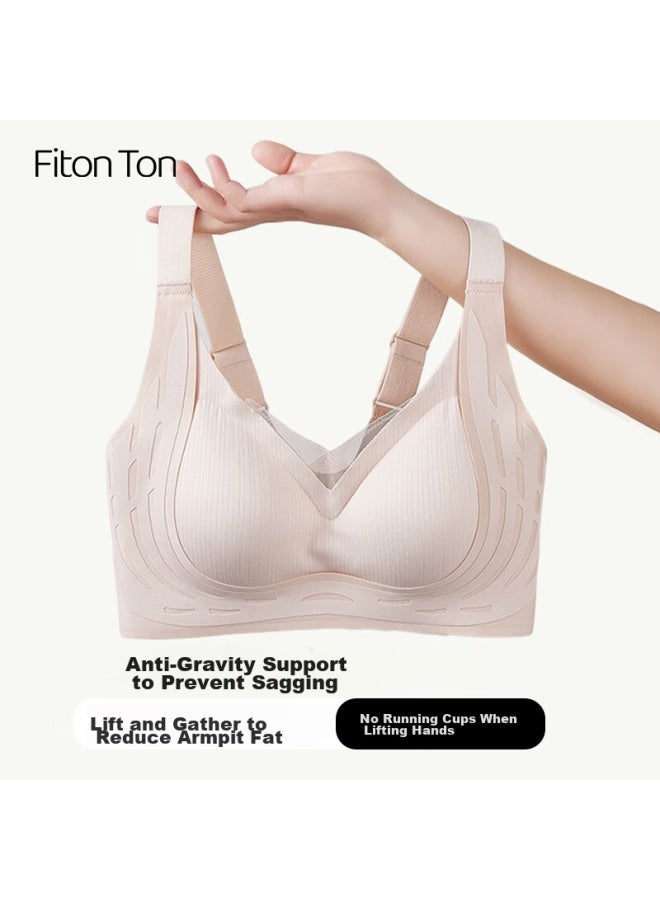 FitonTon Fitonton Women's Bra, Anti-sagging, Side Support, Push-up, Soft Support, Lift, Adjustable Shaping Bra  - Image 3