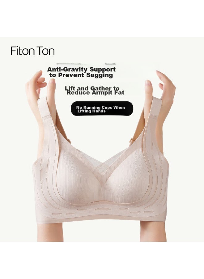 FitonTon Fitonton Women's Bra, Anti-sagging, Side Support, Push-up, Soft Support, Lift, Adjustable Shaping Bra  - Image 2