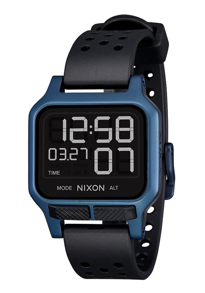 Nixon Unisex Wristwatch with Customizable 38mm Digital Display WaterResistant Rubber Band Chronograph PreSet Timers - Image 2