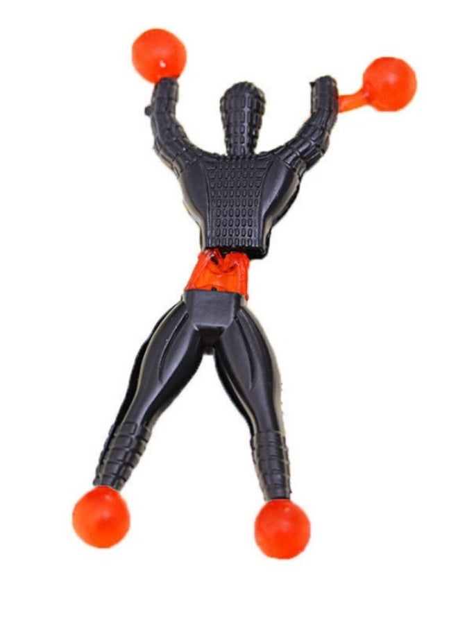 Generic - Portable Climbing Spider Man 4Pcs Sticky Wall Climbing Man Rolling Men Creative Tricky Toys for Party Favor Kids - Image 1