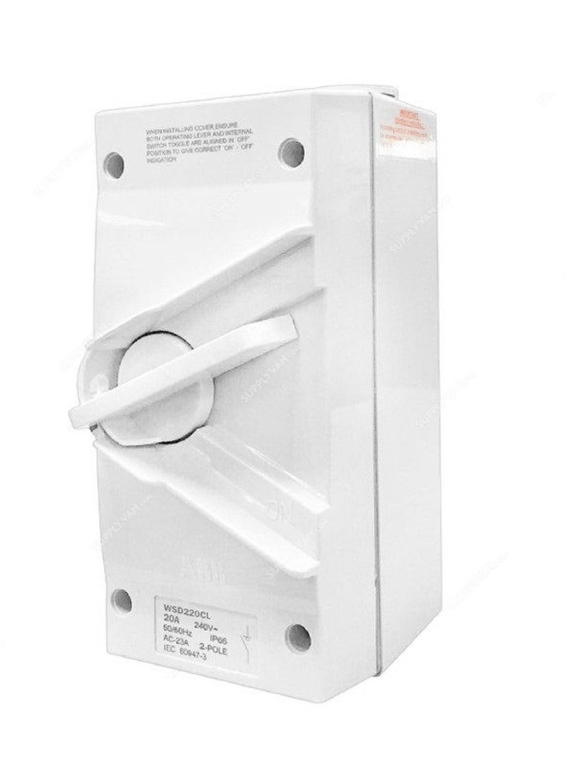 wintex weather proof dp isolator 20a - Image 1