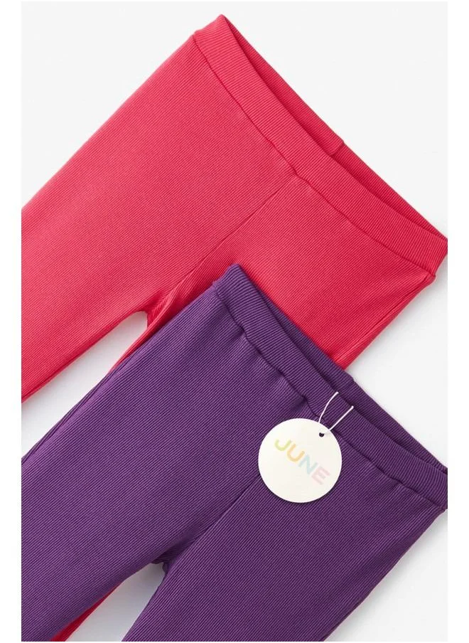 JUNE June Girl 2-Pack Camisole Tight Purple - Fuchsia