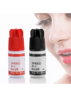 klarako Professional Individual Black Eyelash Extension Glue 7ml | Extra Strong Semi Permanent Black Adhesive Eye Lash Bonding Supplies | 1-2 Seconds Drying Time | 7-8 Weeks Retention(#1)  - Image 3