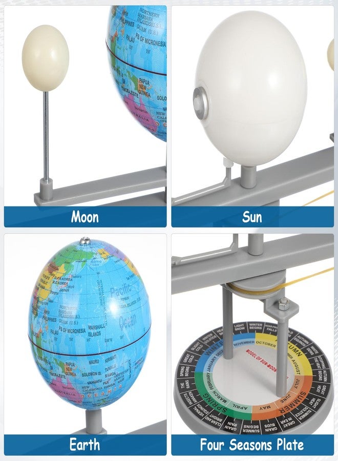 TOYANDONA Sun Earth Moon Orbital Model, Solar System Planetarium Model Solar System Project Kit for Kids Educational - Image 3