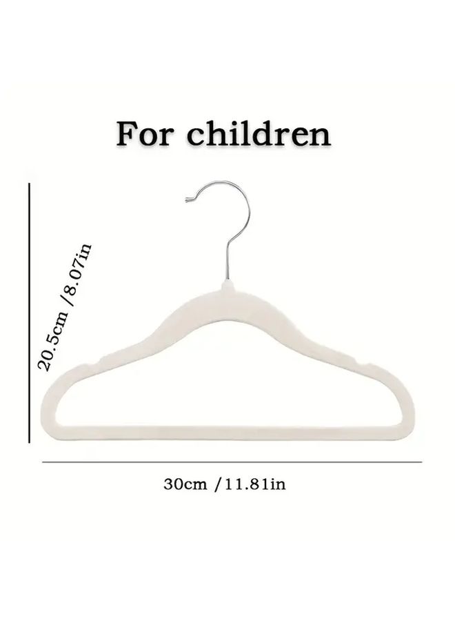 10 Pcs Pink Baby Jacket Hangers Plastic 11.81 Inches Anti Slip No Mark Multi Functional - Image 2