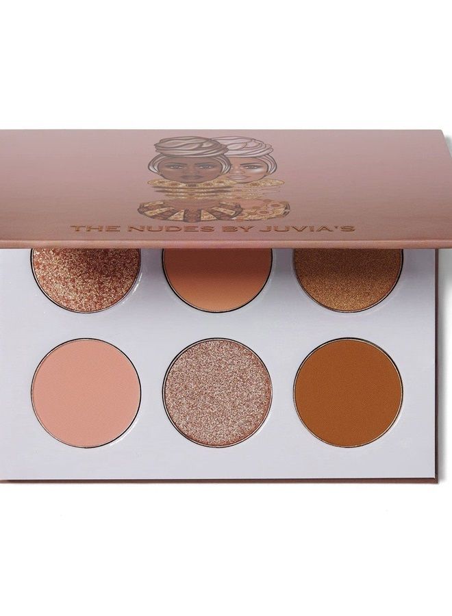 Juvia's Place لوحة ظلال العيون باللون المحايد، الخدود، البرتقالي الرملي، والبرونزي - مكياج عيون احترافي، لوحة ظلال عيون ملونة، لوحة مكياج لتلوين العيون وتألقها، مستحضرات تجميل ظلال العيون المضغوطة، درجات من - Image 1