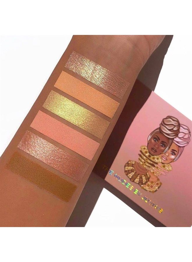 Juvia's Place لوحة ظلال العيون باللون المحايد، الخدود، البرتقالي الرملي، والبرونزي - مكياج عيون احترافي، لوحة ظلال عيون ملونة، لوحة مكياج لتلوين العيون وتألقها، مستحضرات تجميل ظلال العيون المضغوطة، درجات من - Image 4