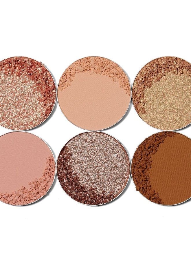 Juvia's Place لوحة ظلال العيون باللون المحايد، الخدود، البرتقالي الرملي، والبرونزي - مكياج عيون احترافي، لوحة ظلال عيون ملونة، لوحة مكياج لتلوين العيون وتألقها، مستحضرات تجميل ظلال العيون المضغوطة، درجات من - Image 3