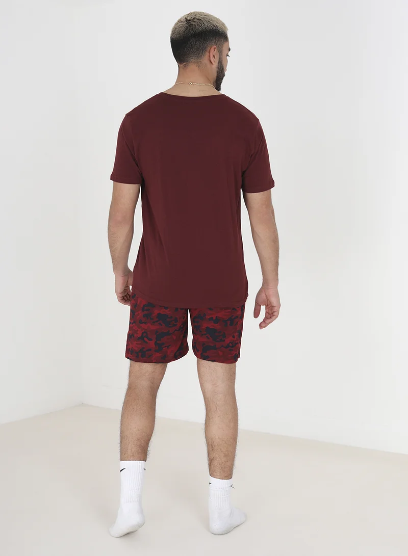 BRAVE SOUL Nightwear T-Shirt & Shorts Sets