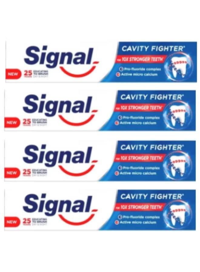 Signal 4 pieces of Signal Anti-Cavity Toothpaste 50ml - Image 1