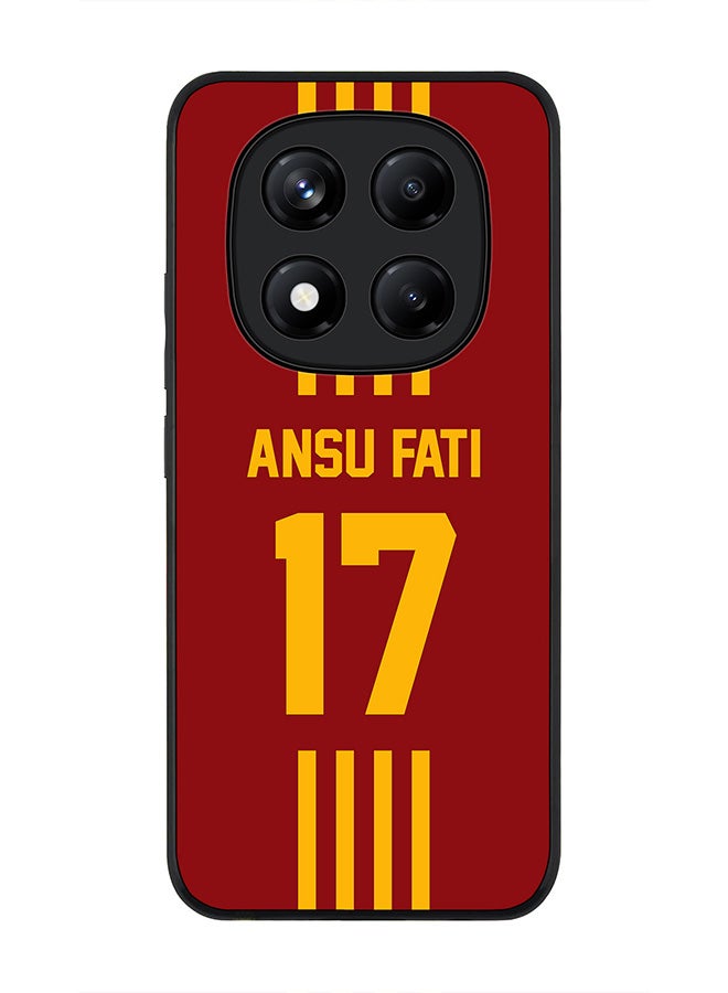 Stylizedd For Xiaomi Redmi Note 14 Pro 4G 4G Case,Slim fit Camera Protection, Shockproof Thin Phone cover  - Football - Spain ,  Ansu Fati - Image 1