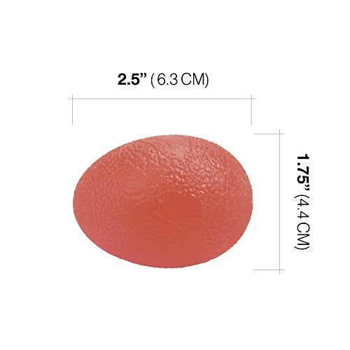 The Friendly Swede Stress Balls for Adults — 3 Squeeze Balls for Hand Therapy, Stress Relief & Hand Strength; Exercise for Grip Strength with 3 Resistance Levels; Egg-Shaped & Skin-Safe - Image 3