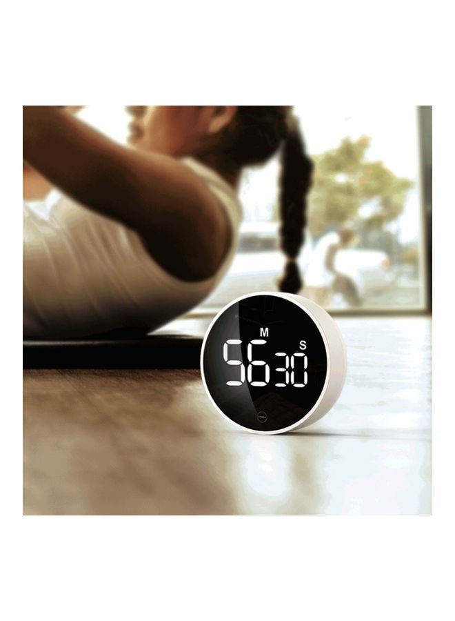 NIBEMINENT LED Digital Display Timer Rotation Adjustable Sound Brightness Magnetic On the Back Black 10 x 5 10cm  - Image 3