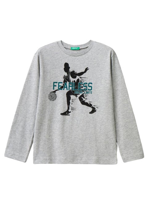 Printed Long Sleeve T-Shirt