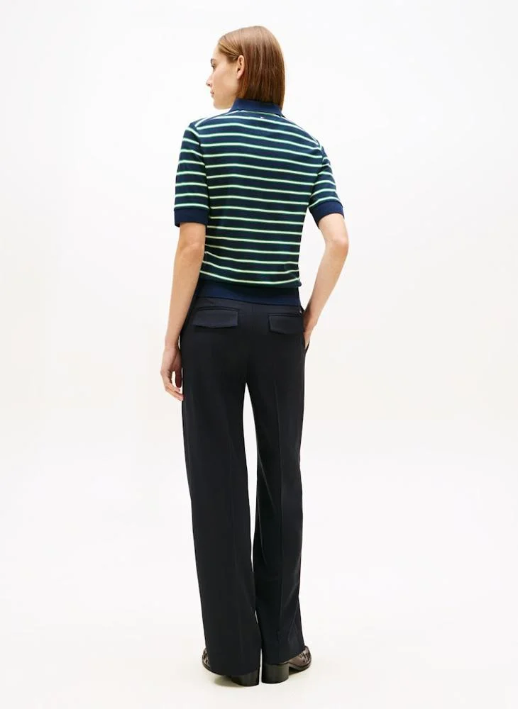 TOMMY HILFIGER Logo Striped Polo