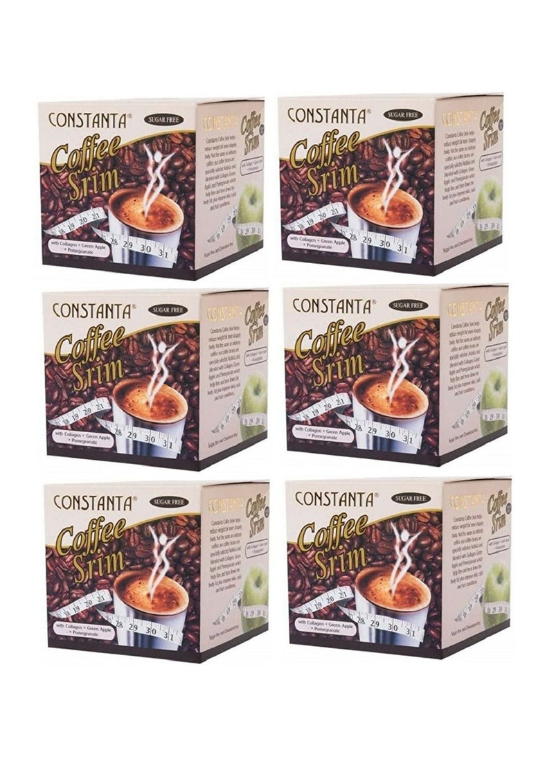 CONSTANTA Coffee Srim Sugar Free With Green Apple Pack Of 6  - Image 1