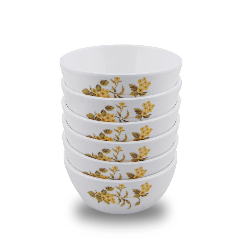 Superware | Pure Melamine | Katori Set - French Rose 3.5” (6 nos.) | Stain Free, Glazed Finish - Image 1