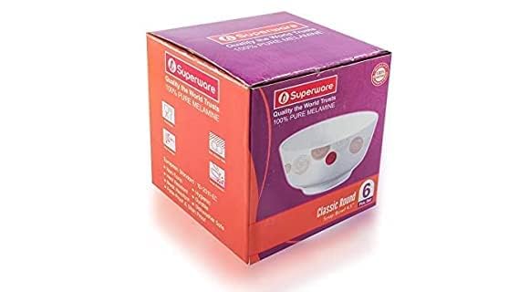 Superware | Pure Melamine | Katori Set - French Rose 3.5” (6 nos.) | Stain Free, Glazed Finish - Image 5