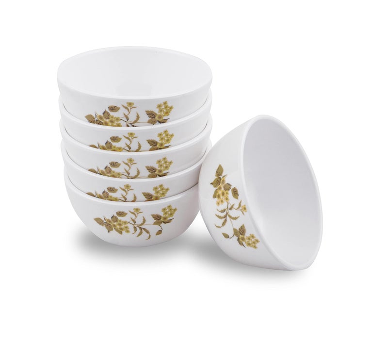 Superware | Pure Melamine | Katori Set - French Rose 3.5” (6 nos.) | Stain Free, Glazed Finish - Image 2