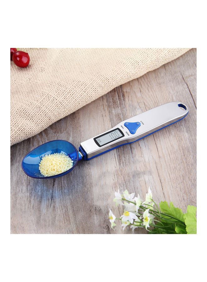 نيبمينينت طقم ملاعق ميزان رقمية فضي / أزرق Handle (15.9x3x1.9), Small Spoon (9.5x5x2.3), Medium (11.7x6x2.9), Large (13.5x7.9x4.5)Ø³Ù†ØªÙŠÙ…ØªØ± - Image 5