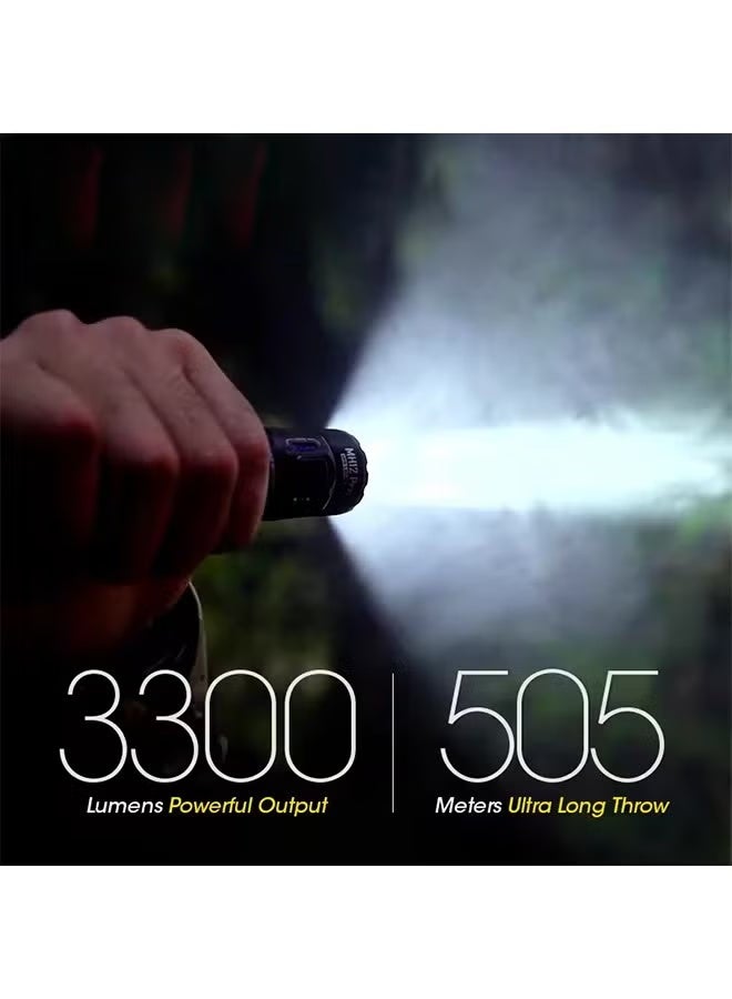 NITECORE MH12 Pro USB-C Rechargeable Compact Flashlight 505 Meters Tactical Torch UHi 40 LED Beam - Image 2