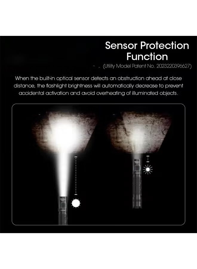 NITECORE MH12 Pro USB-C Rechargeable Compact Flashlight 505 Meters Tactical Torch UHi 40 LED Beam - Image 4