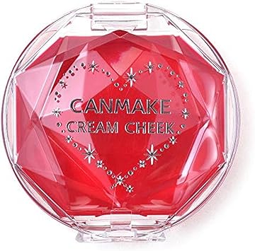 Canmake Cream Cheek Blush CL 01 Clear Red Heart - Image 1