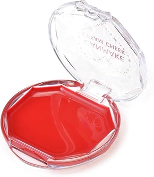 Canmake Cream Cheek Blush CL 01 Clear Red Heart - Image 3