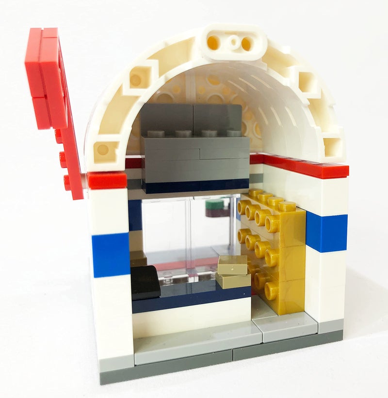 Brick Loot Mini City Post Office Set â€“ 96 Pieces Postal Service Building Kit with Mailbox, Mail Packages, and Accessories â€“ Compatible with Lego, Creative Play for Kids and Adults - Image 2