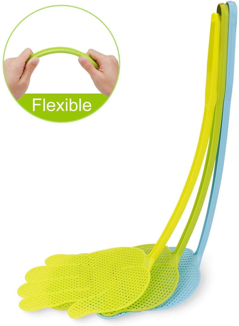 Separate way No Chemicals and Eco Friendly Fly Swatter Manual Swat Pest Control (Multicolour) - Pack of 4 - Image 4