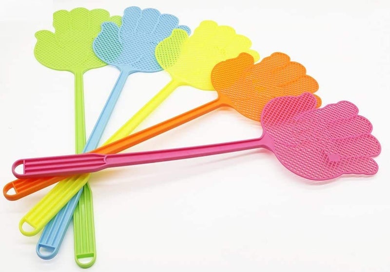 Separate way No Chemicals and Eco Friendly Fly Swatter Manual Swat Pest Control (Multicolour) - Pack of 4 - Image 2