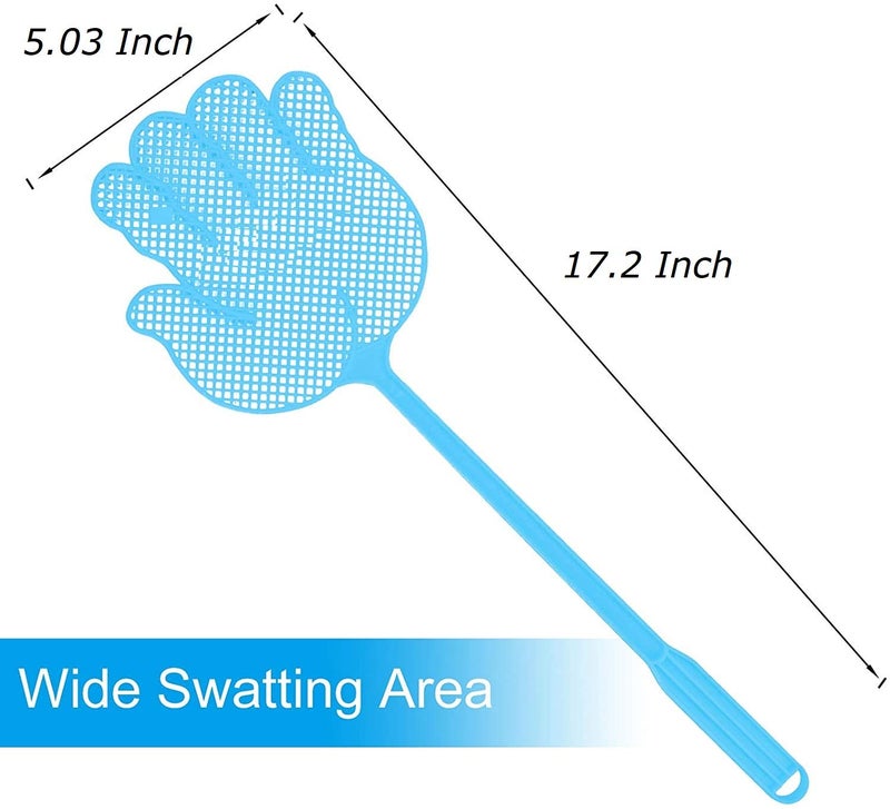 Separate way No Chemicals and Eco Friendly Fly Swatter Manual Swat Pest Control (Multicolour) - Pack of 4 - Image 5