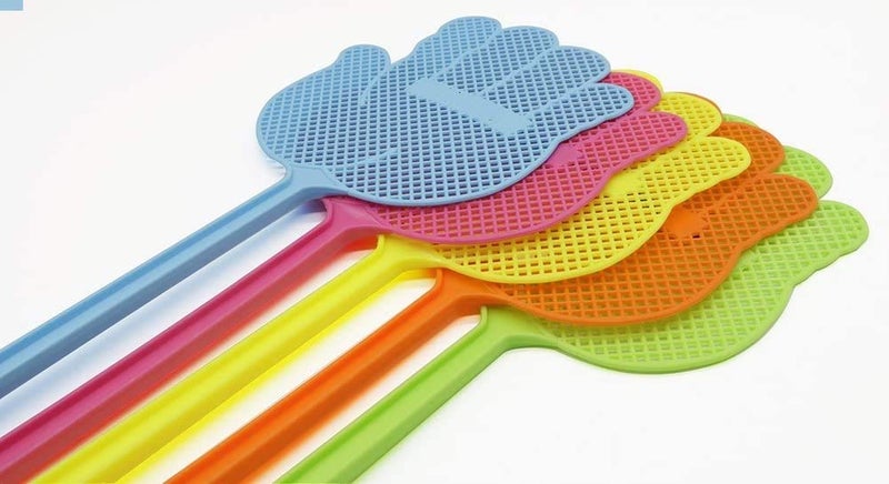 Separate way No Chemicals and Eco Friendly Fly Swatter Manual Swat Pest Control (Multicolour) - Pack of 4 - Image 3