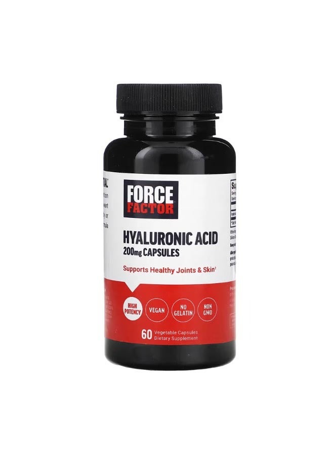 فوريس فاكتور Hyaluronic Acid 200 mg 60 Vegetable Capsules - Image 1