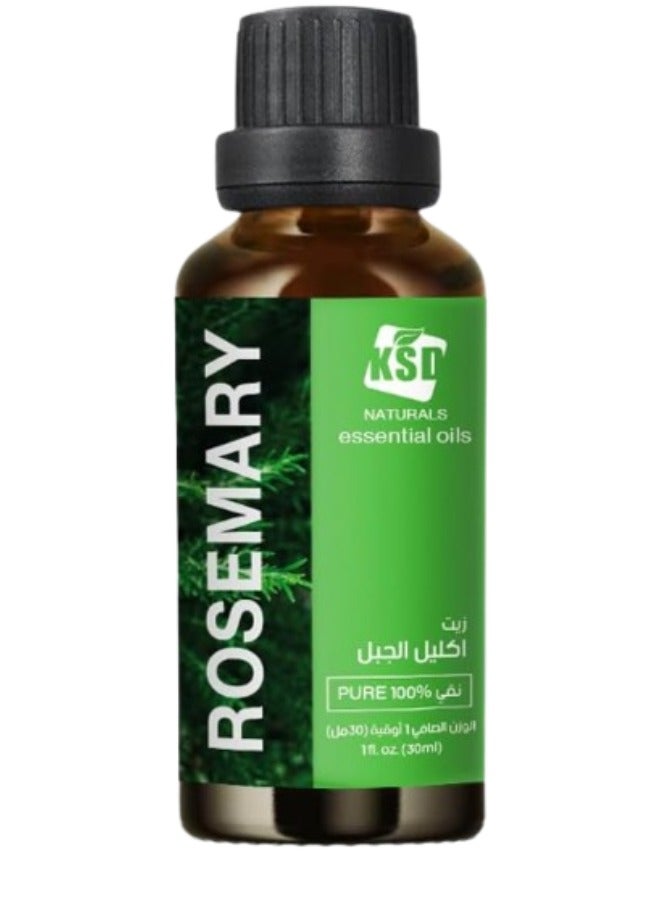 KSD Pure Rosemary Essential Oil Clear 30ml  - Image 1