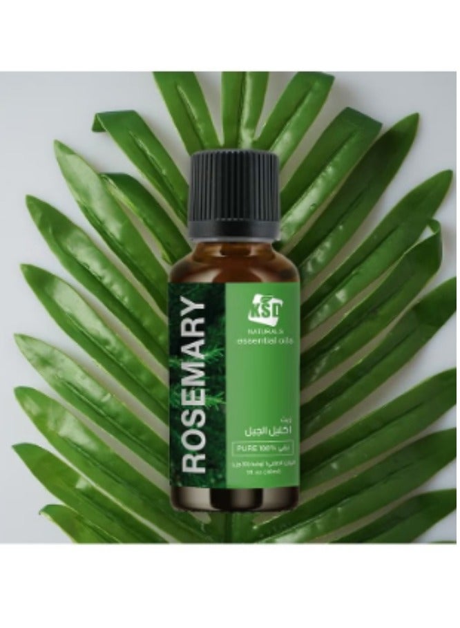 KSD Pure Rosemary Essential Oil Clear 30ml  - Image 4
