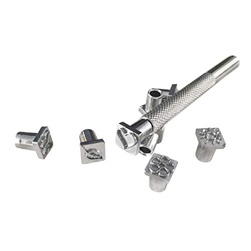 Co-link 8Pcs Metal Pattern and Stamps Punch Set for Leather Craft Stamps Tools Art Steel Punch Metal Leather Punching Tools - Image 3